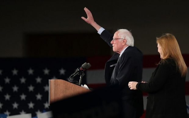 Sen. Bernie Sanders Hosts Watch Party On Night Of Iowa Caucus