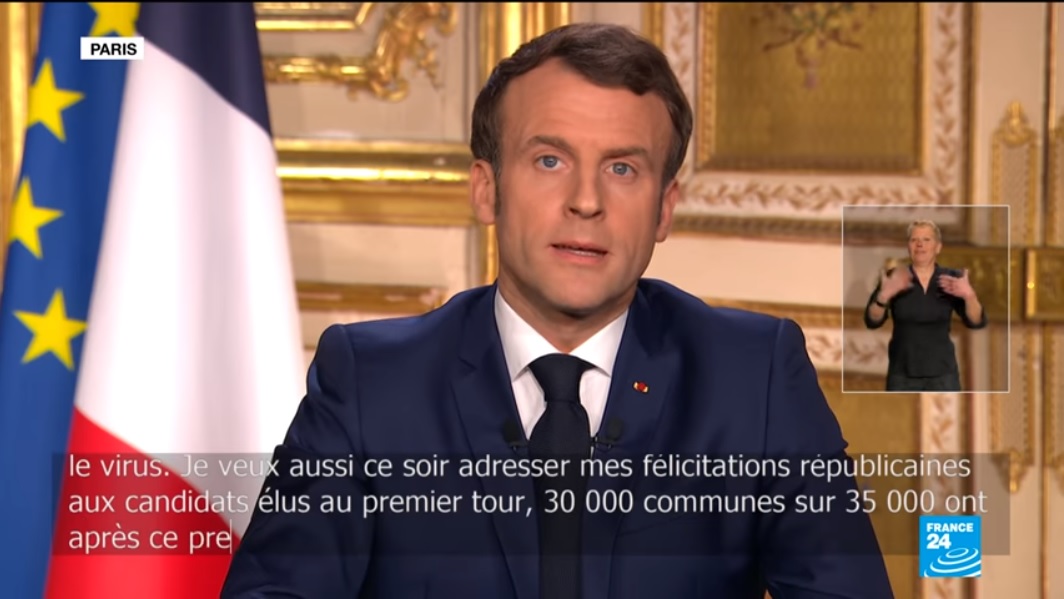 Macron Tv conference