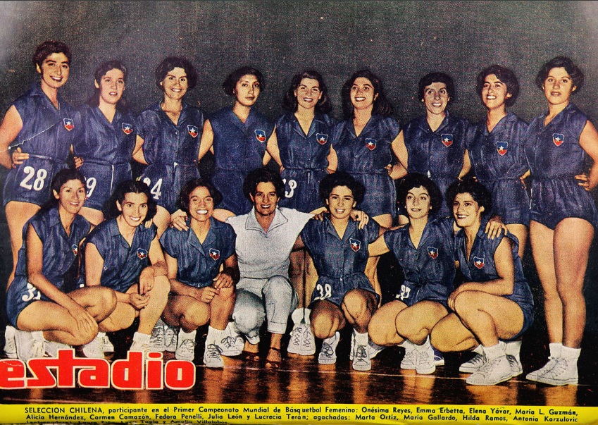 Hilda Ramos fue parte de la mítica selección femenina de básquetbol que disputó el Mundial de 1953.