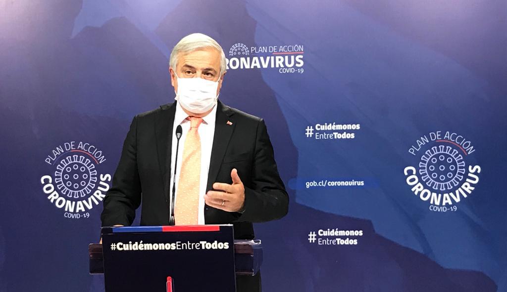 Desde el arribo de la pandemia del coronavirus a nuestro país, el ministro de Salud, Jaime Mañalich, ha sido el portavoz oficial del Gobierno en las medidas contra el COVID-19. Foto: Ministerio de Salud.