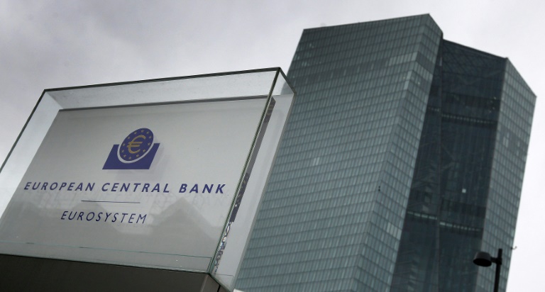 La sede del Banco Central Europeo, en una imagen tomada el 12 de marzo de 2020 en la ciudad alemana de Fráncfort.
