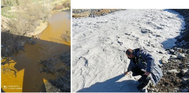 Contaminación por residuos minerales del río Okhchuchai en la región de Zangilan (Azerbaiyán)