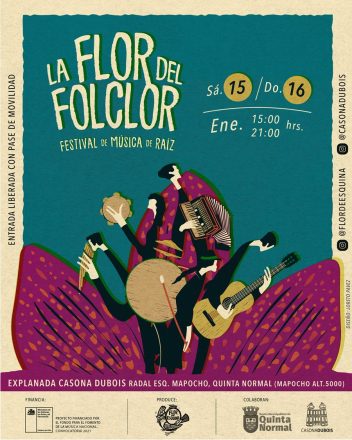 Flayer General La Flor de Folclor