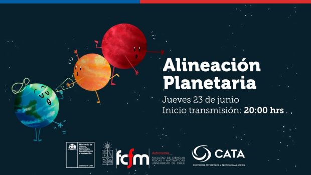 Universidad de Chile invita a charla on line sobre alineación planetaria
