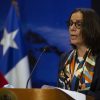 Santiago, 5 de mayo 2022.
La ministra de Relaciones Exteriores, Antonia Urrejola presenta oficialmente la candidatura de Chile al Consejo de Derechos Humanos de Naciones Unidas
Marcelo Hernandez/Aton Chile