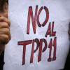 Valparaiso, 28 de septiembre de 2022.
Protesta en contra del TPP-11 a las afueras del Congreso de Valparaiso.
Jonnathan Oyarzun/Aton Chile