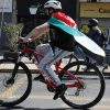 Santiago, 5 septiembre 2021.
 La Comunidad Palestina en Chile realiza la primera cicletada en “solidaridad con el pueblo palestino” bajo el hashtag #PedaleaPorPalestina.
Marcelo Hernandez/Aton Chile