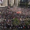 Santiago 18 octubre 2020
Miles de manifestantes se renen en Plaza Italia a un ao del estallido social.

Marcelo Hernandez/Aton Chile