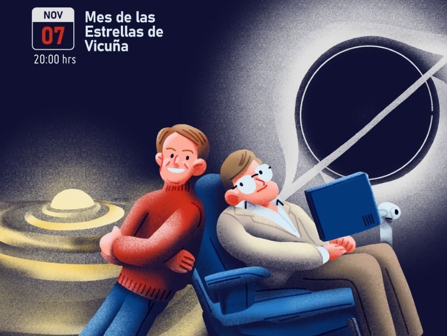 Afiche Sagan Hawking
