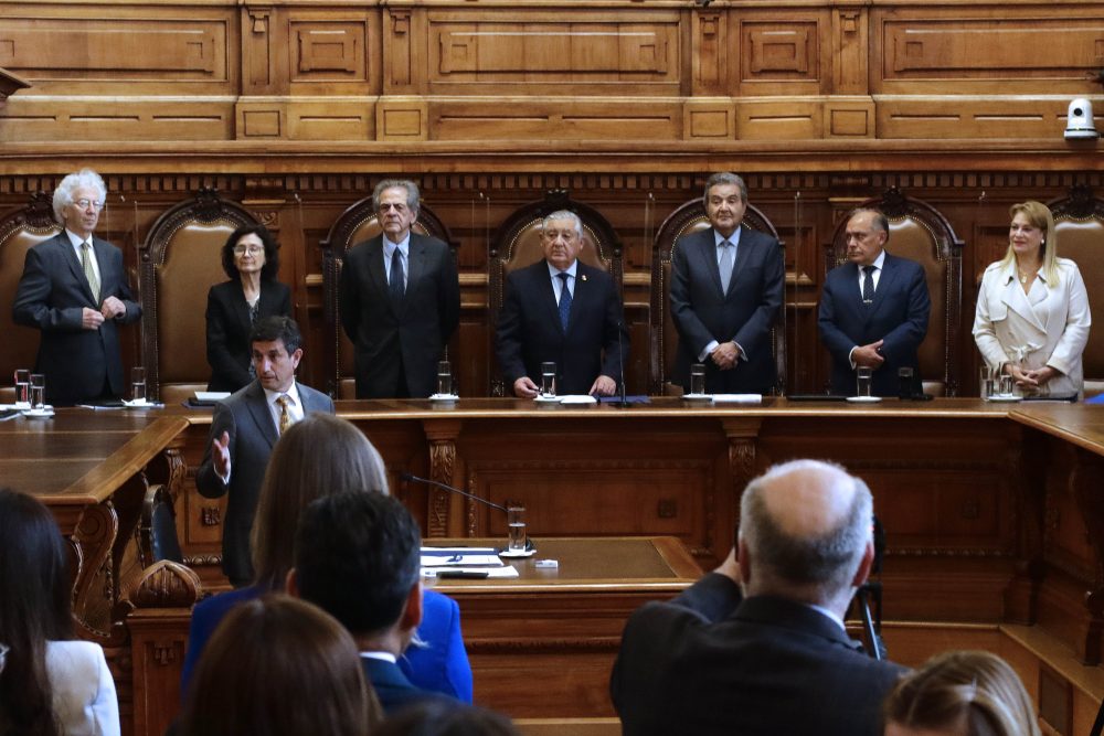 Santiago, 7  de Noviembre  2022.
Se realiza el Pleno de la Corte Suprema para escuchar a postulantes a Fiscal Nacional.
Javier Salvo/Aton Chile