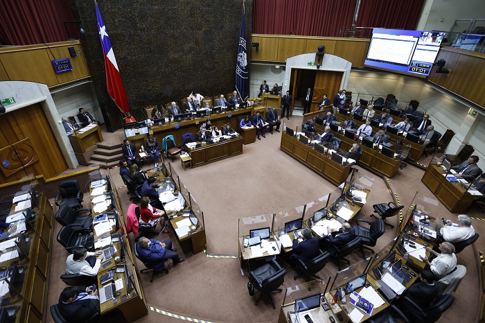 Valparaiso, 24 de noviembre de 2022.
Sesion del Senado en la que discute el proyecto de presupuesto 2023.
Raul Zamora/Aton Chile