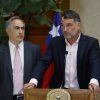 Valparaiso, 14 de diciembre de 2022.
Los senadores Francisco Chahuan y Javier Macaya ofrecen un punto de prensa.
Raul Zamora/Aton Chile
