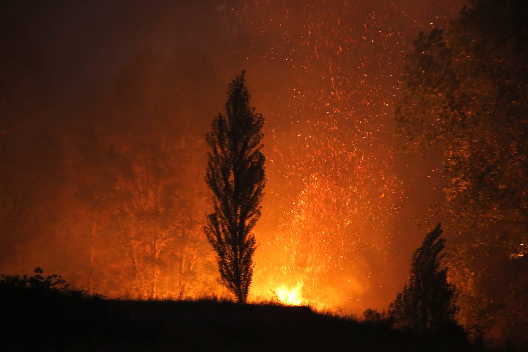 Nacimiento, 8 de Febrero 2023.
Incendios forestales en Nacimiento,  region del Bio Bio.Miles de hectáreas se quemaron ante la vista de sus habitantes.
Marcelo Hernandez/ Aton Chile