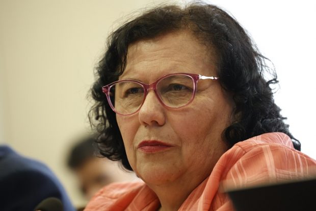 Valparaiso, 26 de octubre de 2022.
La diputada Lorena Pizarro participa de la Comision de Derechos Humanos de la Diputados.
Raul Zamora/Aton Chile