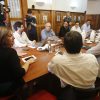 Santiago, 23 de enero de 2023.
Se realiza una reunión de la alianza de gobierno en el Partido Socialista.
Jonnathan Oyarzun/Aton Chile