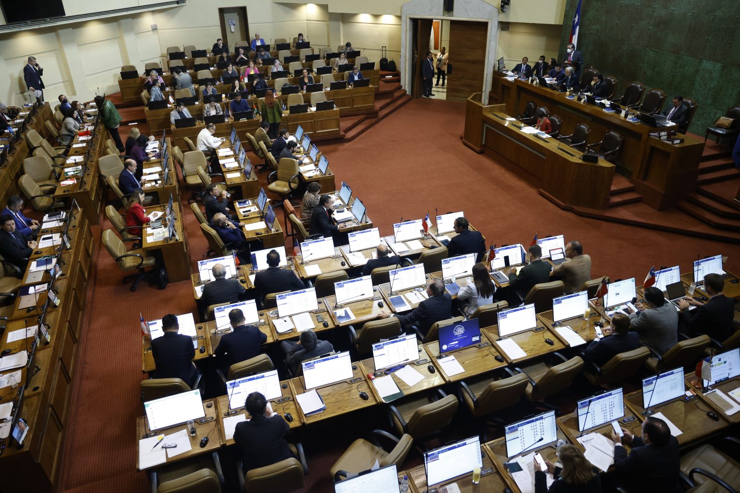 Valparaiso, 29 de marzo de 2023.
Vista general de la sesion de la Camara de Diputados en la que se vota la ley Nain Retamal.
Raul Zamora/Aton Chile