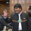 La Haya, 01 octubre de 2018
El Presidente de Boliva, Evo Morales, llega hasta la Corte Internacional de Justicia, y se dispone a escuchar el fallo que dara en el caso de Chile vs Bolivia y la salida al mar.
Vincent/Aton Chile