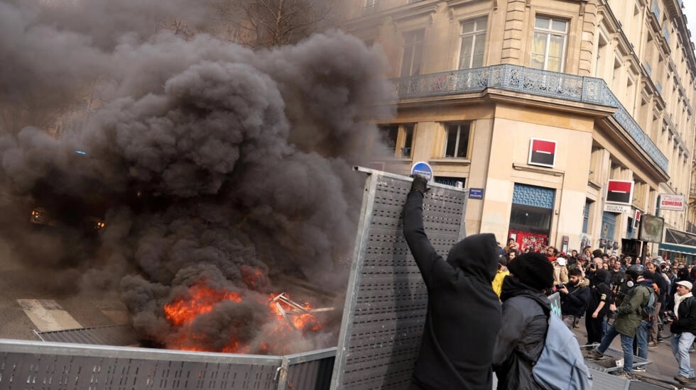 Francia protestas pensiones