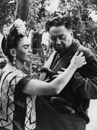 Frida Kahlo y Diego Rivera.