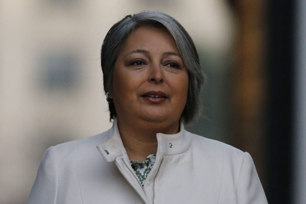 Santiago, 31de julio de 2023.
La ministra del trabajo Jeannette Jara camina luego de un punto de prensa en La Moneda.

Dragomir Yankovic/Aton Chile