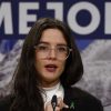 Santiago, 10 de octubre de 2023
La ministra vocera de gobierno, Camila Vallejo, realiza  un punto de prensa en La Moneda

Dragomir Yankovic/Aton Chile