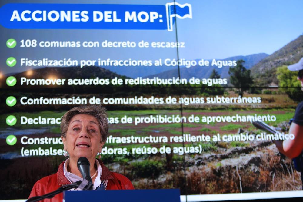 Ministra de Obras Públicas, Jessica López