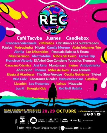 Line up de Festival Rec 2023.