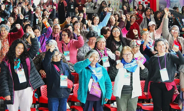 Mujeres campesinas e indígenas en el Tercer Congreso Nacional de ANAMURI,