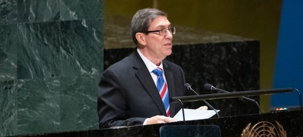 Ministro de Relaciones Exteriores de Cuba, Bruno Rodríguez Padilla.