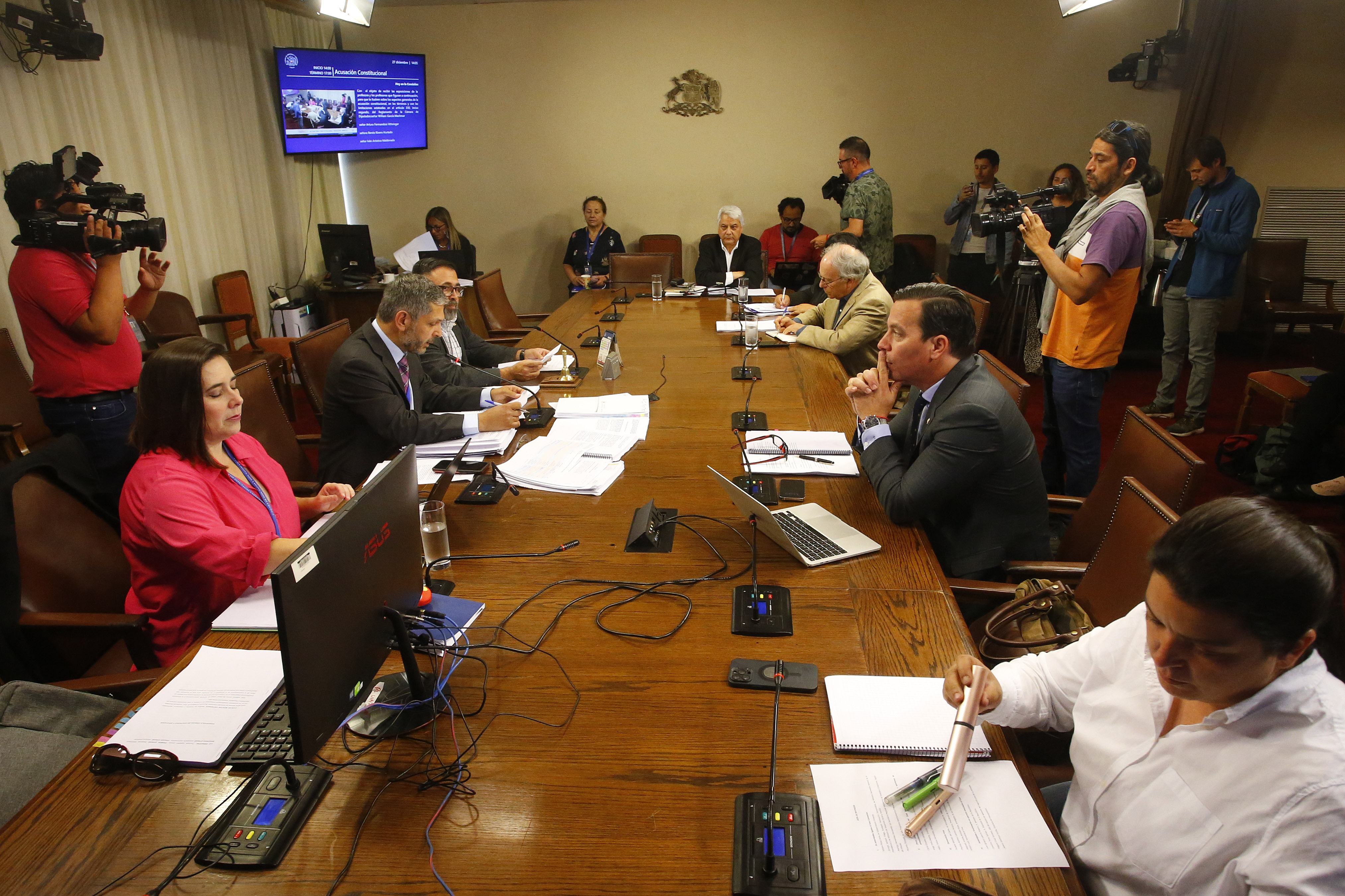 Comisión Revisora de la Acusacion Constitucional contra el ministro de Vivienda, Carlos Montes.