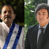 Presidente de Nicaragua, Daniel Ortega, y presidente electo de Argentina, Javier Milei.