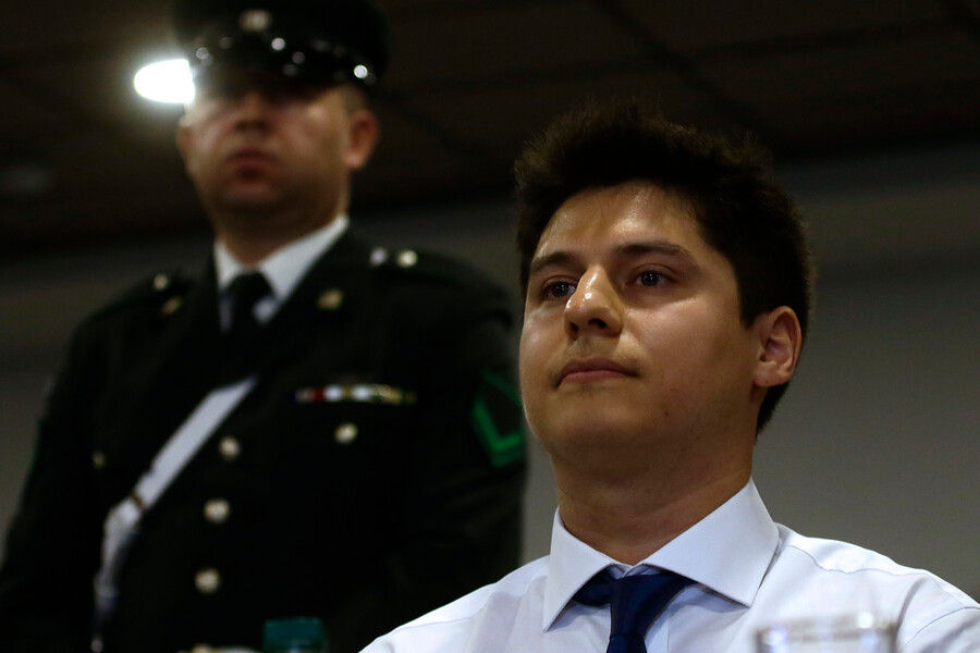 Audiencia de extradición al chileno Nicolas Cepeda.