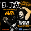 Imagen afiche de concierto del El Jose, quien se presentará en Sala Master este jueves 25, a las 19:30.