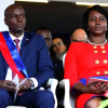 Expresidente de Haití Jovenel Moïse y su viuda, Martine Moïse.