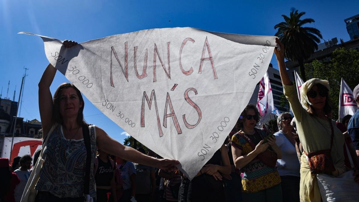 Marcha de las Madres de Plaza de Mayo
TÉLAM | FLORENCIA DOWNES
(Foto de ARCHIVO)
24/11/2023