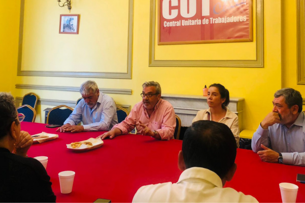 CUT se reúne con Centrales de Trabajadores de Argentina: “Somos la última frontera del avance del neoliberalismo”