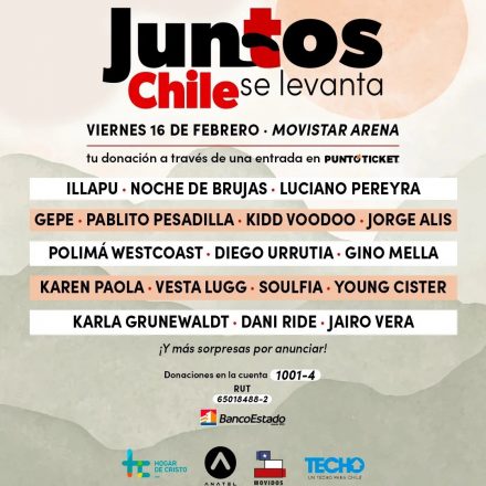 Flyer Juntos Chile se levanta