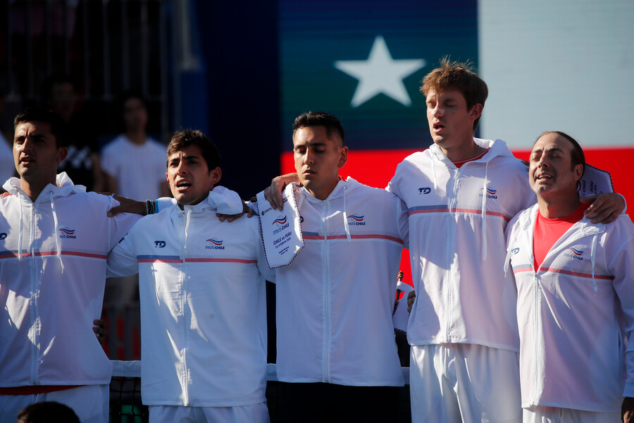Jornada de definicion en la serie de Copa Davis entre Chile y Peru