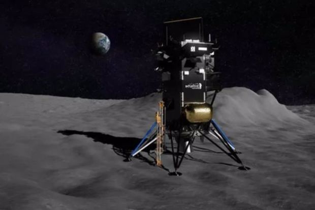 Nave estadounidense aterriza en la luna luego de más de 50 años de Apolo 17
