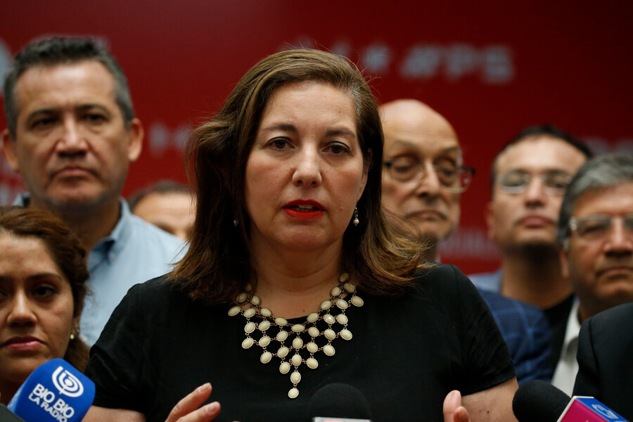Paulina Vodanovic, presidente del Partido Socialista.