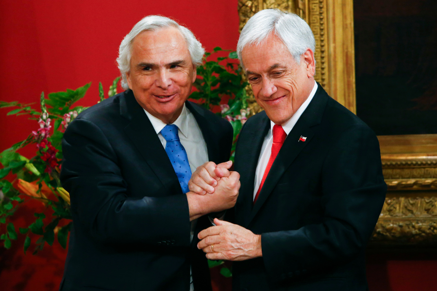 Andrés Chadwick y ex presidente Sebastián Piñera.