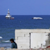 El buque Open Arms aproximándose a la costa de la ciudad de Gaza el viernes 15 de marzo de 2024