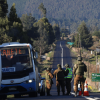 Control policial en la Provincia de Arauco a raíz del asesinato de tres carabineros en Cañete. Foto ATON