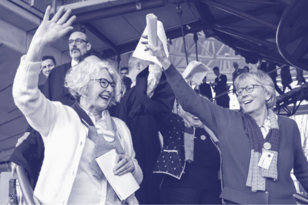 Las Ancianas por el clima celebran la sentencia a su favor de la Gran Sala del Tribunal Europeo de Derechos
