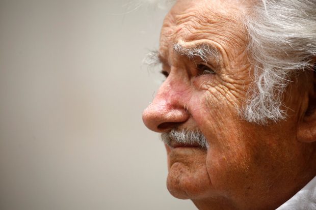 Expresidente de Uruguay, José "Pepe" Mujica, en su última visita a Chile (2023).