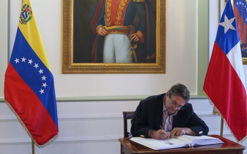 El embajador de Chile en Venezuela, Jaime Gazmuri.