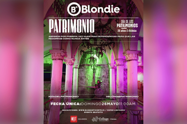 Blondie se suma a la celebración por el Día de los Patrimonios