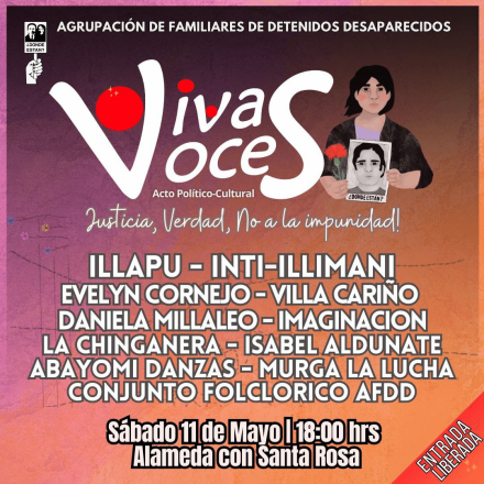 Cartel de la novena edición de Vivas Voces