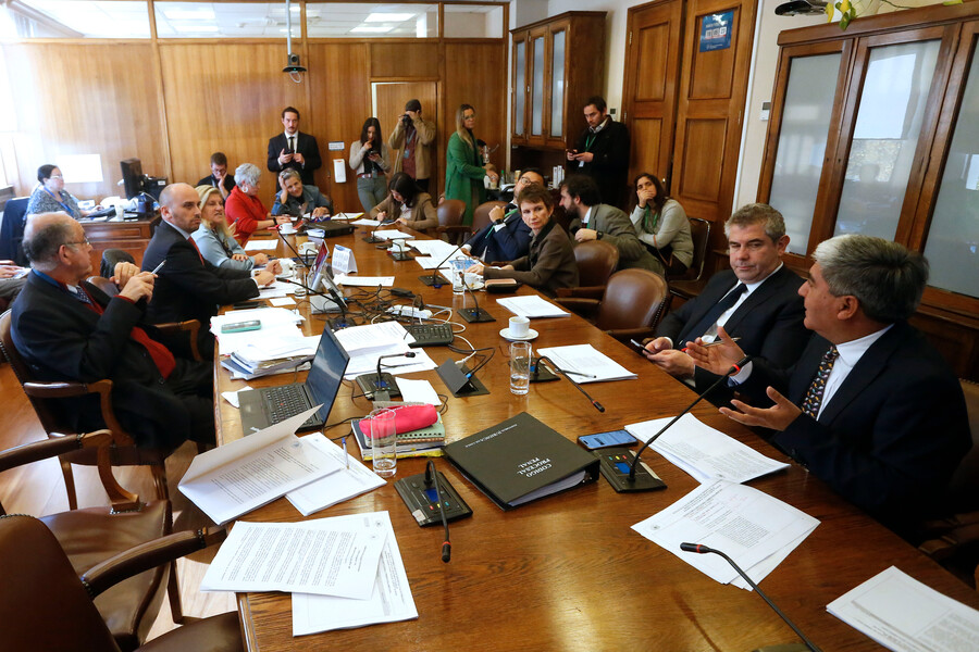 La ministra Carolina Toha durante la Comision de Seguridad
Sebastian Cisternas/Aton Chile