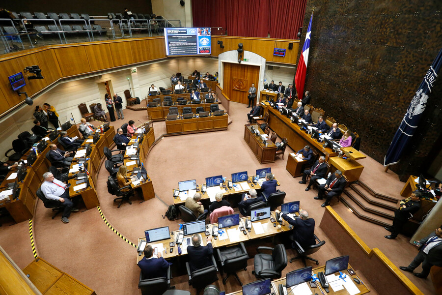 Cámara del Senado en el Congreso Nacional